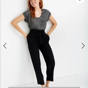 Drapery Paperbag Pants